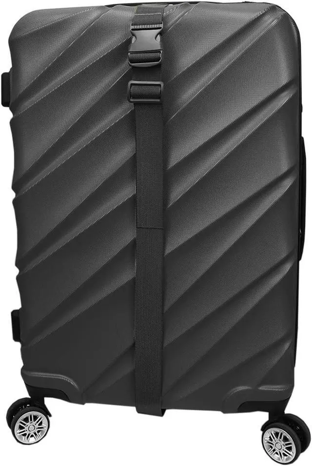 Alt view image 2 of 6 - MAGARROW 80" Long Utility Luggage Straps with Buckle Adjustable (Black (4-Pack), 1.5" Wide - 80" Long)