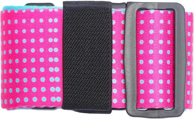 Alt view image 5 of 7 - Luggage Straps for Suitcases TSA Approved Easy Pack Organized Suitcase Strap, Luggage Strap, Luggage Belt Strap, Bag Straps for Luggage. Buckle Straps Travel Accessories (Gradient Dot)