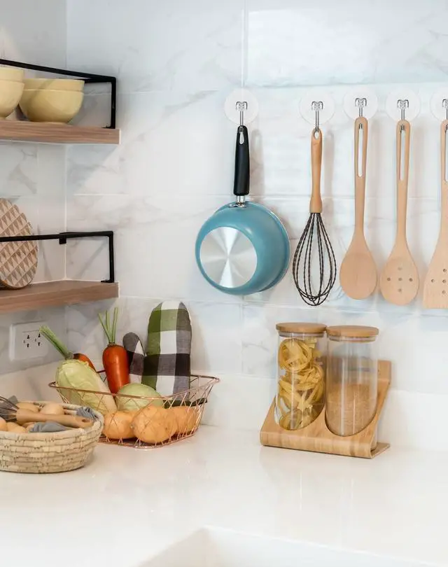Alt view image 5 of 7 - Suction Cup Hooks 15Pack Reusable Clear Hooks | 1.78 Inches Clear PVC Medium Suction Cup No Trace, & Removable, for Glass, Tile, Window, Kitchen, Bathroom