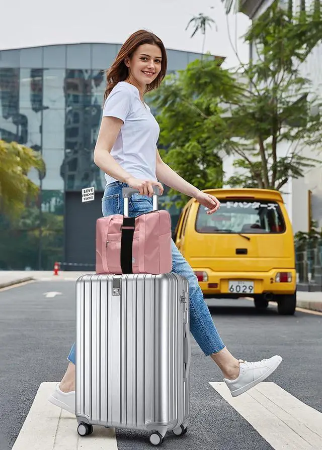 Alt view image 2 of 7 - 2Pcs Luggage Straps Bag Bungee Luggage Straps Suitcase Adjustable BeltAdd a Bag Easy to Travel Suitcase Elastic Strap Belt Luggage Accessories(Black-2Pcs)