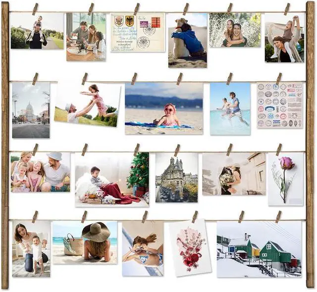Alt view image 4 of 7 - 1.4 Inch Mini Clothes Pins for Photo, 130 Pcs Small Clothes Pins, Wooden | Clothespins for Baby Shower, Party, Crafts DIY Project