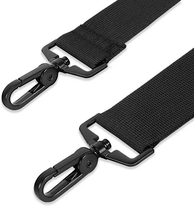 Alt view image 4 of 7 - Taygeer Shoulder Strap, 52" Universal Replacement Laptop Bag Strap, Black | Adjustable Comfortable Padded Belt, with Metal Hooks, for Briefcase Computer Carrying Case Gym Duffel Messenger Bag Luggage