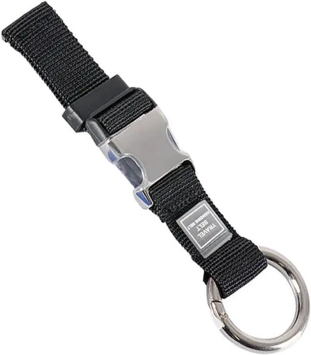 Main image of Add-A-Bag Luggage Strap Jacket Gripper, Luggage Straps Baggage Suitcase Belts Travel Accessories - Make Your Hands Free, Easy to Carry Your Extra Bags, Black