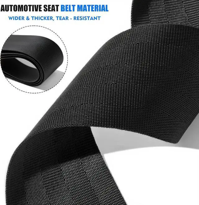 Alt view image 3 of 7 - 2 Pack Luggage Straps for Suitcases, Luggage Straps to Connect Two Suitcases, Adjustable T-Type and Normal Suitcase Straps for Connect 3 Luggage Together (Black)