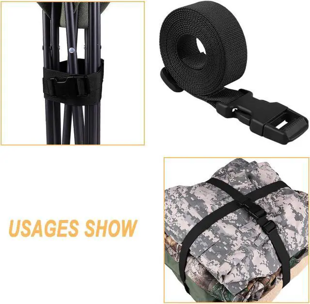 Alt view image 6 of 7 - MAGARROW 24" 40" 60" 100" Strap Buckle Packing Straps Adjustable 1-Inch Belt