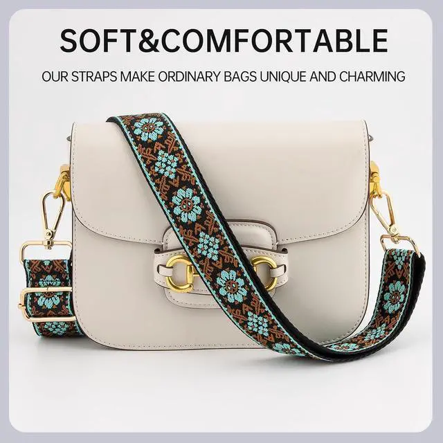 Alt view image 3 of 5 - Purse Straps Replacement Crossbody Bag Strap Adjustable Long Shoulder Straps for HandbagsWomen Purse Strap