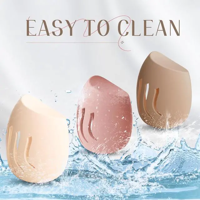Alt view image 3 of 7 - Silicone Makeup Sponge Holder,Fit All Sponges,Double-Sided Breathable(Beige | Travel & Business & Daily, Quick Drying, Easy to Carry, lightweight & Space-saving