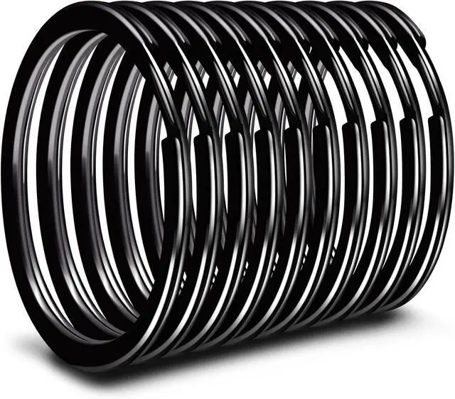 Alt view image 7 of 7 - Rainspire Heavy Duty Key Rings - Stainless Steel, 10 Pcs Round Split Key Rings