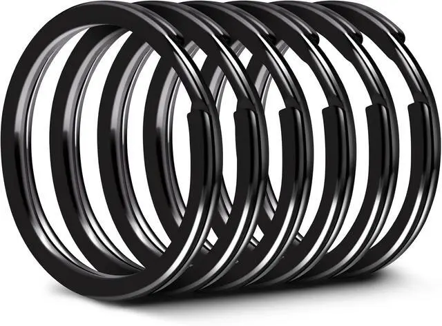 Alt view image 6 of 7 - Rainspire Heavy Duty Key Rings - Stainless Steel, 10 Pcs Round Split Key Rings