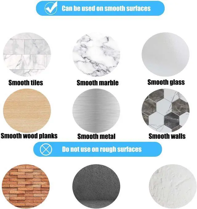 Alt view image 4 of 7 - AccEncyc 6 Pcs Strong Thickened Sucker Suction Cup Clear PVC Sucker Pads with M6 x 14 Thread Screw Extra Strong Adhesive Glass Suction Holder