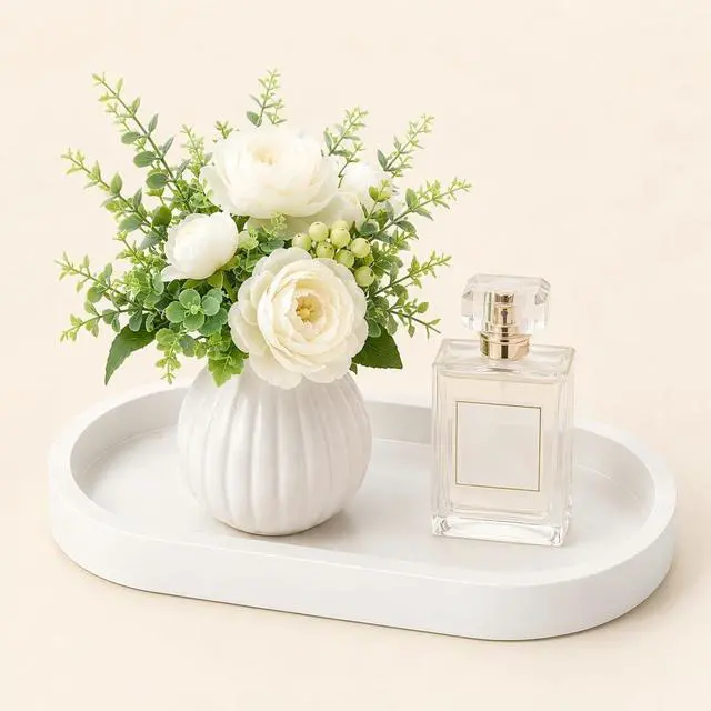 Main image of Bathroom Tray,Vanity Tray,Perfume Tray for Makeup,Perfume,Trinket