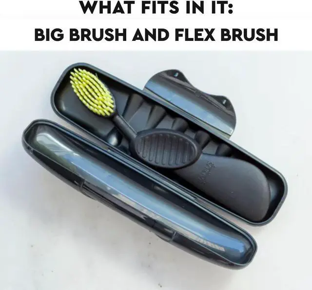 Alt view image 5 of 7 - RADIUS Toothbrush Travel Case for Big Brush/Original/Scuba Brushes, BPA-Free Recycled Plastic, Portable for Bathroom, School, Home, Camping - Lavender (ONLY fits the Big Brush/Original/Flex/SCUBA)