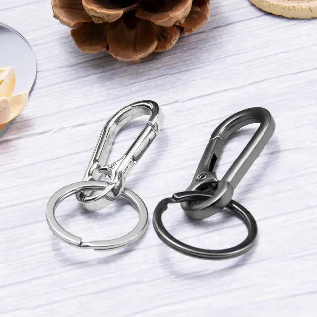 Alt view image 2 of 6 - Metal Keychains Keyring Clip Holder Organizer Key Chain Ring For Accessories Women Men, Home Car Keys