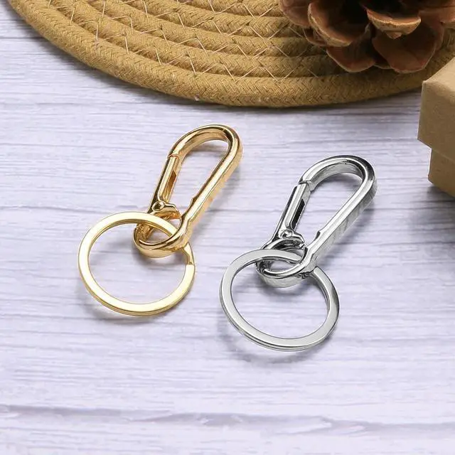 Alt view image 2 of 6 - Metal Keychains Keyring Clip Holder Organizer Key Chain Ring For Accessories Women Men, Home Car Keys