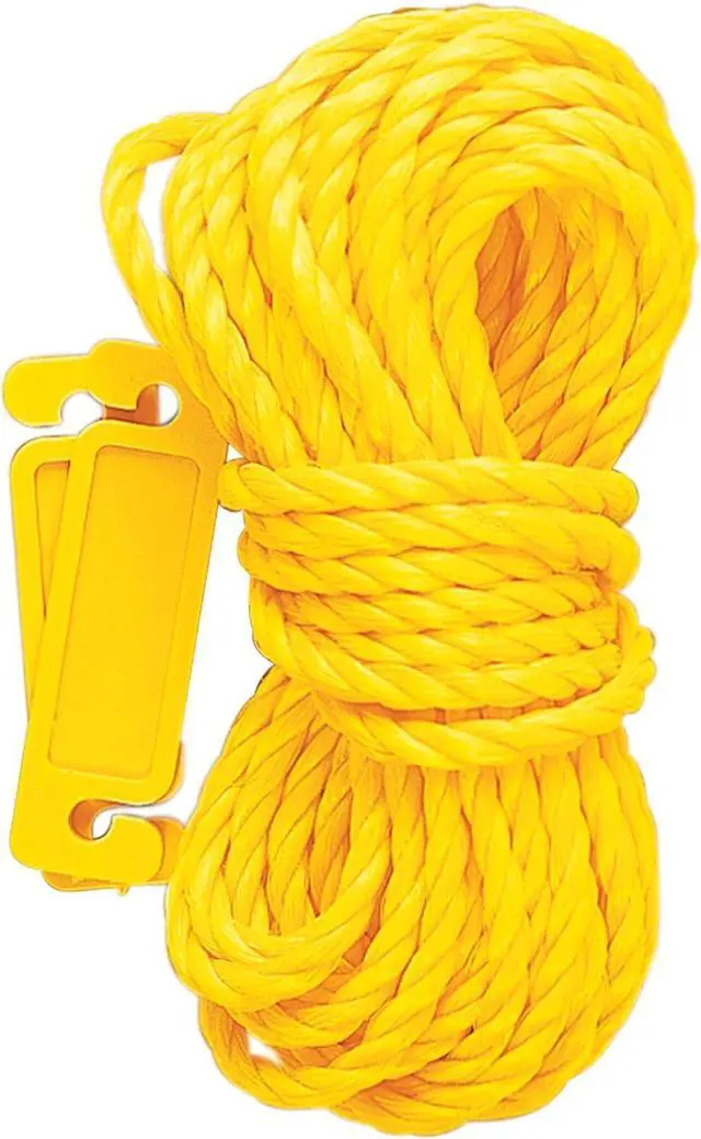 Main image of Coghlan's Camping Clothesline 25-Foot Portable and Lightweight Outdoor Laundry Line with Durable Polyethylene Cord and Adjustable Tensioning Sliders for Travel, Hiking, Backpacking, and Everyday Use