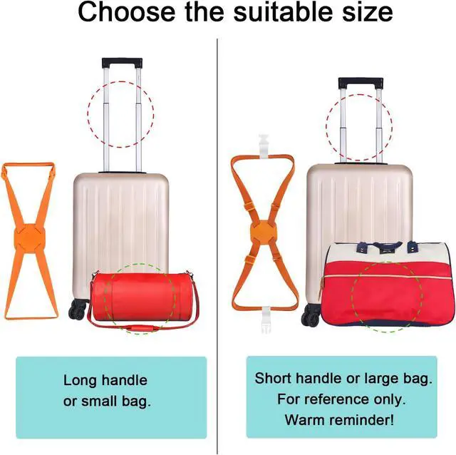Alt view image 4 of 7 - Luggage Straps Bag Bungee Luggage Straps Suitcase Adjustable BeltAdd a Bag Easy to Travel Suitcase Elastic Strap Belt