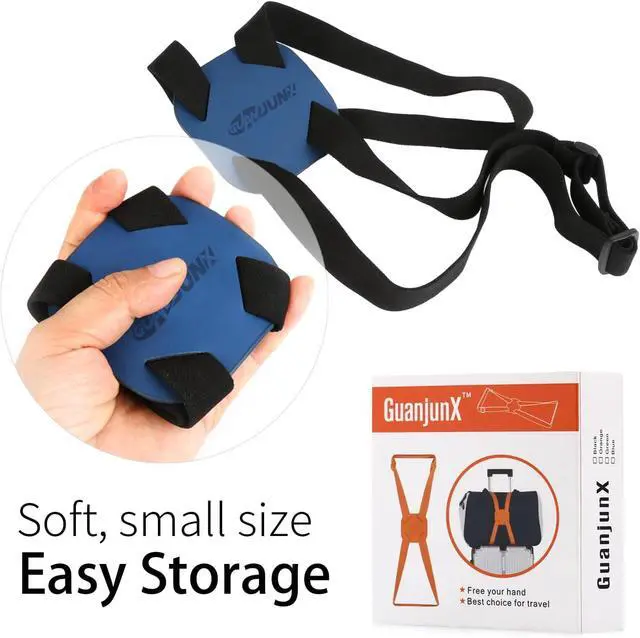 Alt view image 5 of 7 - Luggage Straps Bag Bungee Luggage Straps Suitcase Adjustable BeltAdd a Bag Easy to Travel Suitcase Elastic Strap Belt