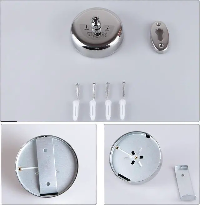 Alt view image 3 of 6 - Retractable Clothesline 304 Stainless Steel Durable with Heavy Duty Adjustable Rope Shower Clothes Line for Outdoor and Indoor