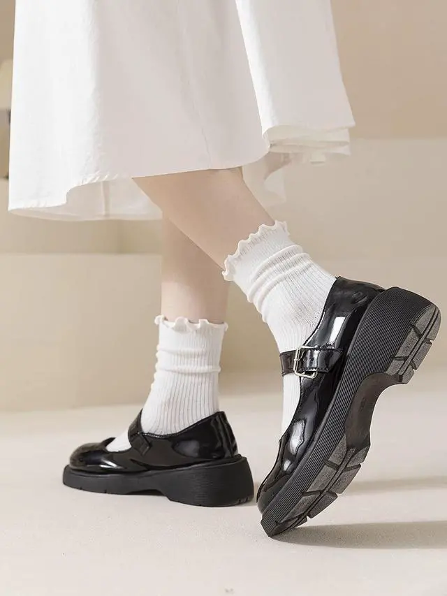 Alt view image 2 of 7 - ACCFOD Womens Ruffle Socks Cute Frilly Ankle Socks Quarter Crew Socks for Women Girl
