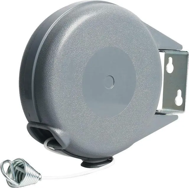 Main image of ZOES HOMEWARE Retractable Clothesline Heavy Duty Retracting Clothes Line Outdoor and Indoor with Durable ABS Shell and 38 Feet Extruded PVC Line,with Lock to Prevent Sagging