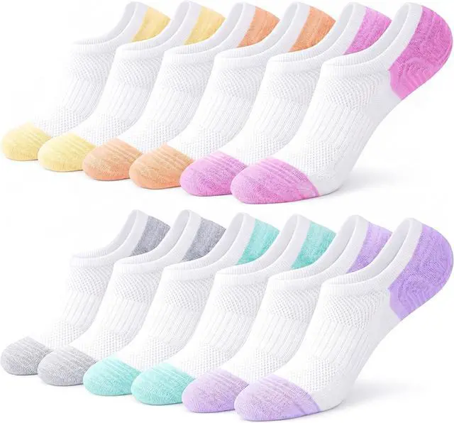 Main image of No Show Socks Womens Liner Footies Low Cut Ankle Socks for Sneakers | Breathable Non Slip Moisutre Wicking Invisible Socks ,Athletic Socks for Running Gym
