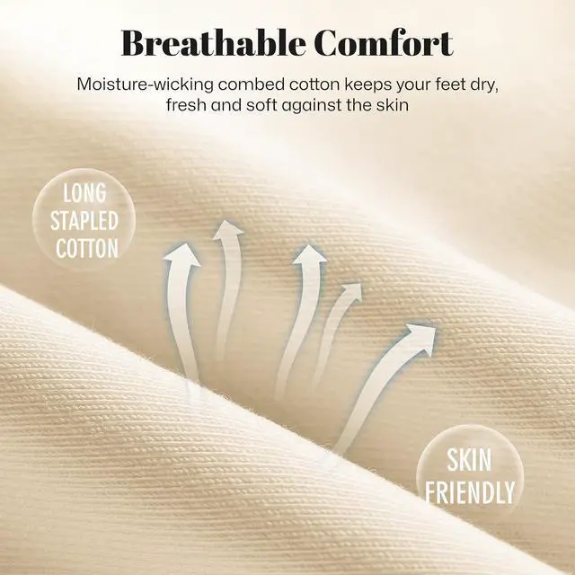 Alt view image 3 of 7 - wernies No Show Socks Women Low Cut Ankle Socks Non Slip 4/8 Pairs | Thin Flat Boat Line Short Socks with Silicone Heel Grips, Breathable Combed Cotton, Invisible Socks,Size 5-14