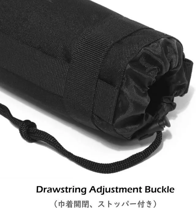 Alt view image 3 of 7 - TRIWONDER Tactical MOLLE Water Bottle Pouch H2O Hydration Carrier, Military Bottle Holder Molle Drink Holder Travel Water Bottle Bag for Backpack Camping Outdoor