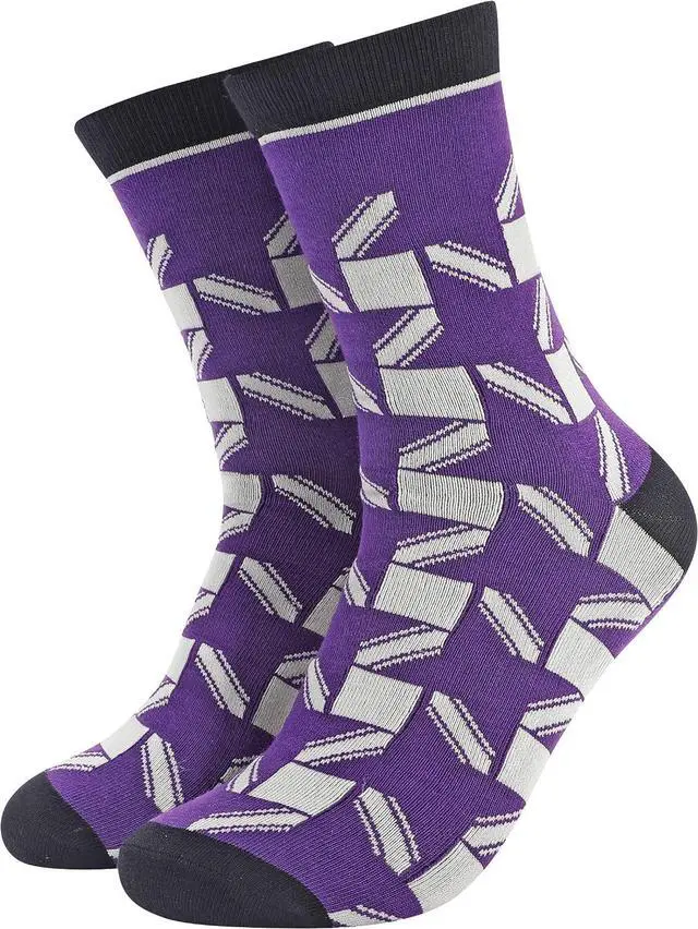 Main image of Forony Dress Socks for Men Colorful for Dress Casual Formal Groomsmen Wedding, One Pair