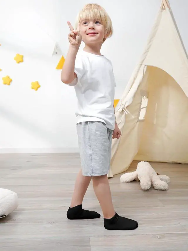 Alt view image 3 of 7 - Cooraby 15 Pack Kids' Half Cushion Low Cut Athletic Ankle Socks Boys Girls Ankle Socks