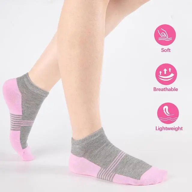 Alt view image 3 of 7 - Heatuff 15 Pairs Womens Ankle Socks Thin Low Cut Casual Socks