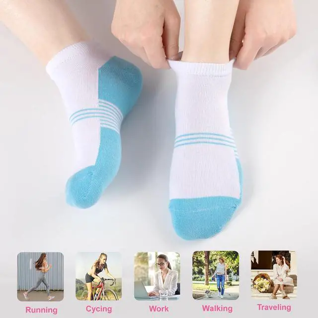 Alt view image 5 of 7 - Heatuff 15 Pairs Womens Ankle Socks Thin Low Cut Casual Socks