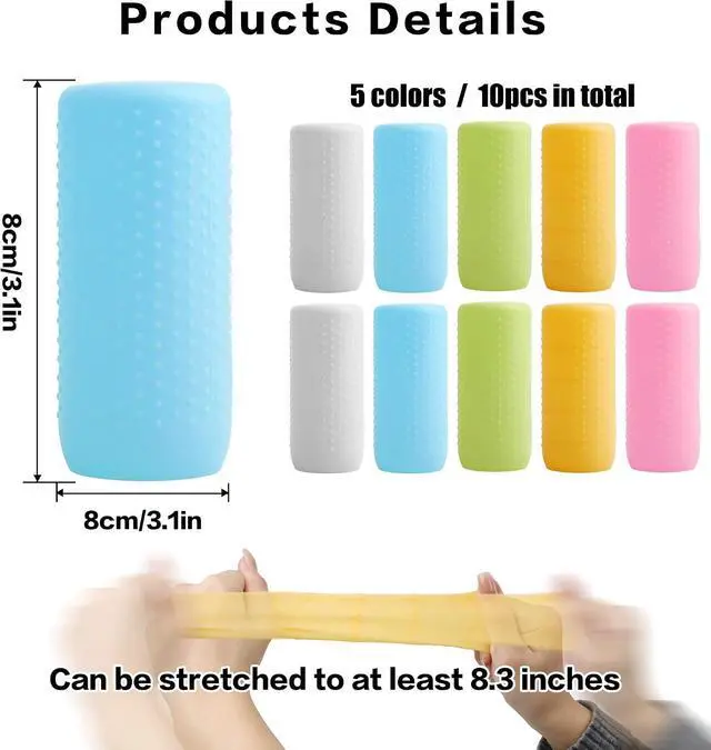 Alt view image 7 of 7 - YUBIRD 10 PCS Silicone Bottle Sleeves for Travel Toiletries,Leak-Proof Covers,Cruise Essentials for Women and Men,Travel Must-Haves,Colorful Elastic Sleeves
