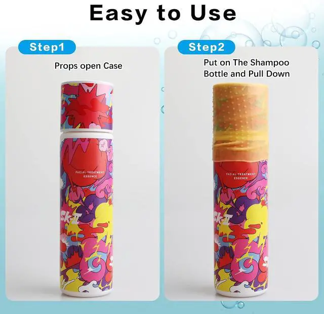 Alt view image 6 of 7 - YUBIRD 10 PCS Silicone Bottle Sleeves for Travel Toiletries,Leak-Proof Covers,Cruise Essentials for Women and Men,Travel Must-Haves,Colorful Elastic Sleeves