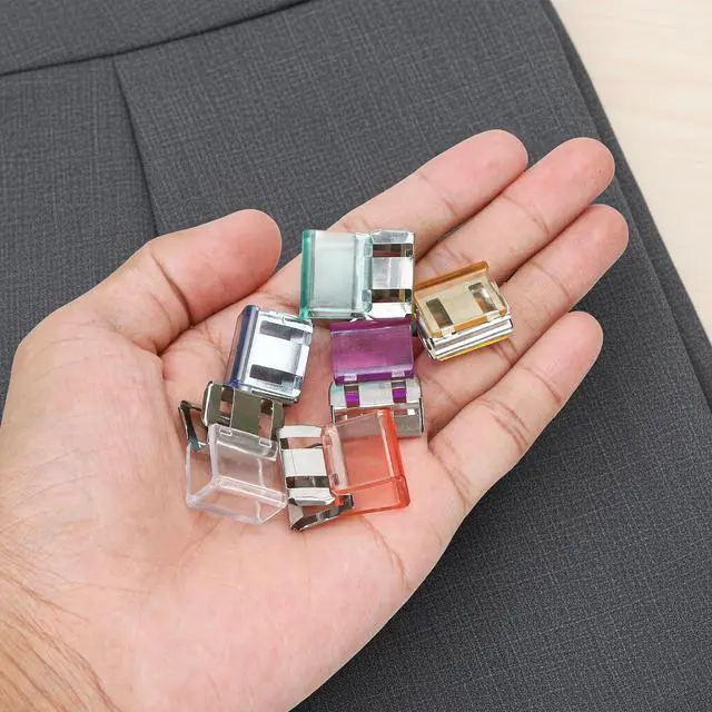 Alt view image 7 of 7 - 6PCS Pant Clips for Long Pants, Leg Magic Adjustable Hem Clip, No Slip Pant Tightener for Jeans, Trousers, Dress Pants, Instant Shortening Anti-Drag Device for Men Women, Clothing Clips for Length