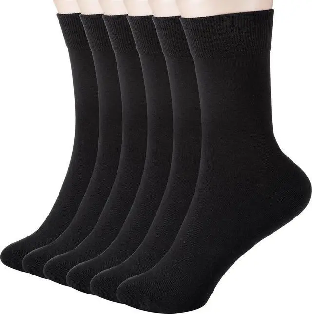 Main image of Ndoobiy Womens Socks for Women Crew Ankle Long Cotton 6 Pairs