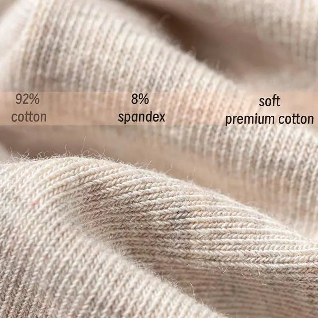 Alt view image 5 of 6 - Ndoobiy Womens Socks for Women Crew Ankle Long Cotton 6 Pairs