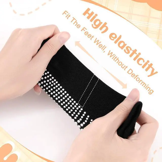 Alt view image 6 of 7 - HYCLES 15 Pairs Toddler Socks, Kids Grip Socks for 6-12 Month 1-7 Years Non Slip Ankle Sock for Baby Boys Girls