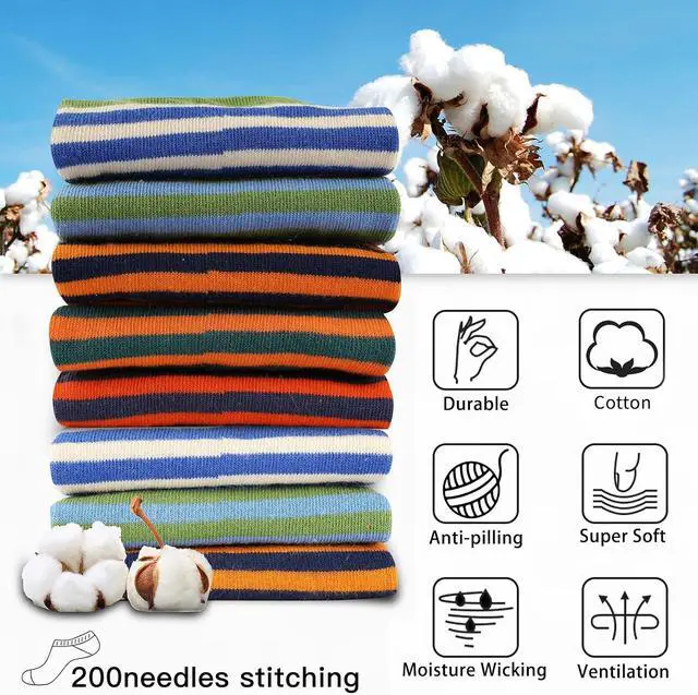 Alt view image 3 of 7 - COOPLUS Mens No Show Socks Cotton Low Cut Non Slip Casual Socks Invisible Flat Boat Socks (8 Pairs)
