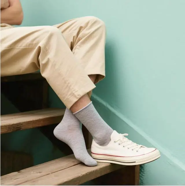 Alt view image 2 of 5 - Kodal Copper Dress Socks No Binding Comfort for Work Anti Sweat Odor Control Moisture-Wicking Casual Everyday Wear