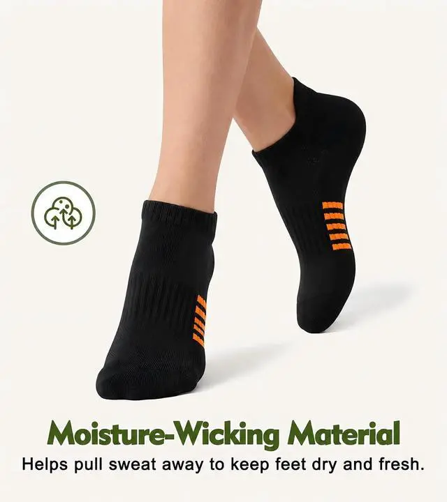 Alt view image 3 of 6 - Ankle Socks for Women, Bamboo Viscose Moisture Wicking Socks | 40% Bamboo Viscose and 40% Cotton,Breathable Low Cut Cooling Socks for Summer in Gift Box, Fit Womens Shoe Size 7-9/9-11