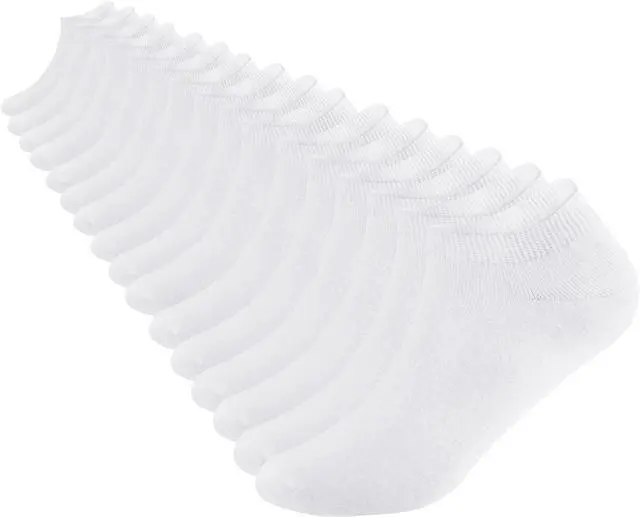 Main image of DarkCom Low Cut Ankle Socks for Women and Men, 8 Pairs Thin Cotton Socks