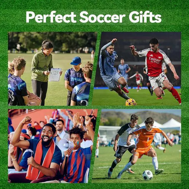 Alt view image 7 of 7 - BONANGEL Dress Socks for Men, Funny Novelty Soccer Sports Crew Socks | Gifts for Soccer Coaches Fans Players, Soft and Breathable, Elastic Stretch, Smooth Toe, US Size 8-12