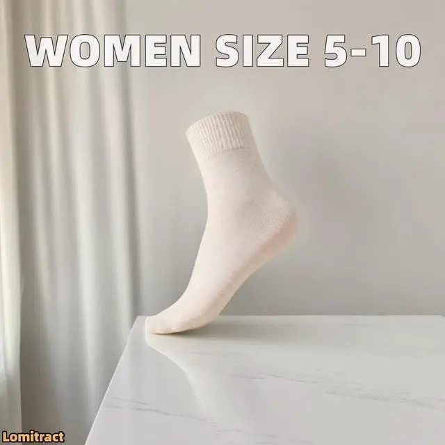 Alt view image 6 of 6 - Lomitract Bamboo Mini Crew Socks (Women 5-10)