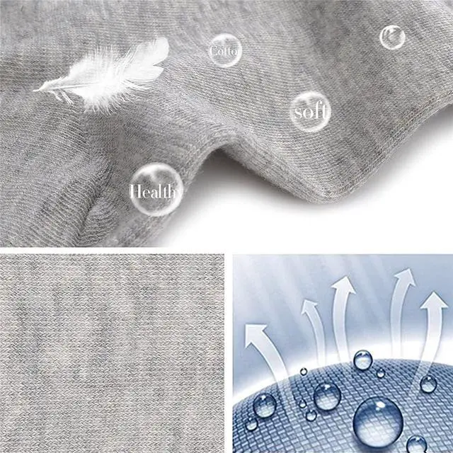 Alt view image 6 of 7 - CHARKING 8 Pairs Ankle Socks for Women - Non Slip Cotton No Show Low Cut Casual Socks