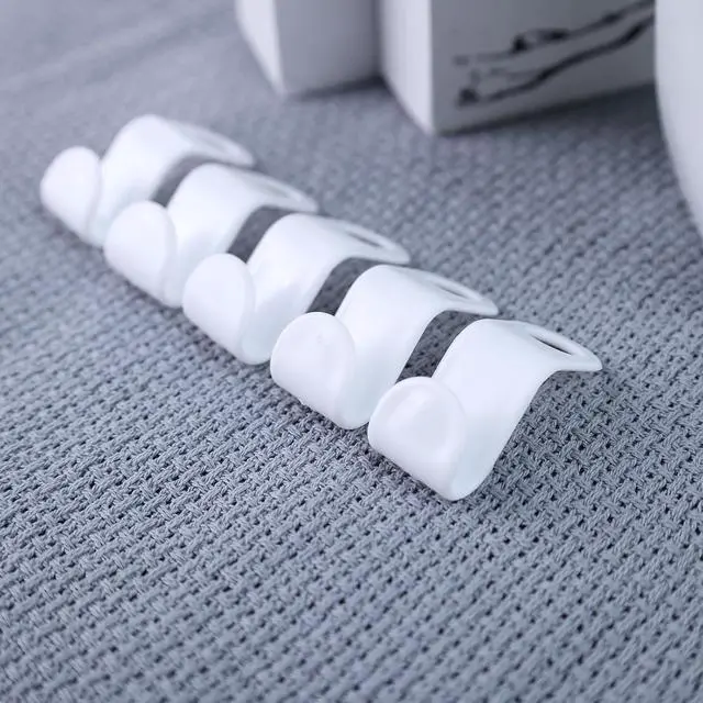 Alt view image 6 of 6 - MCPINKY 50 PCS Hanger Hooks, Hanger Connector Hooks Closet Space Savers | Hanging Clothes, White