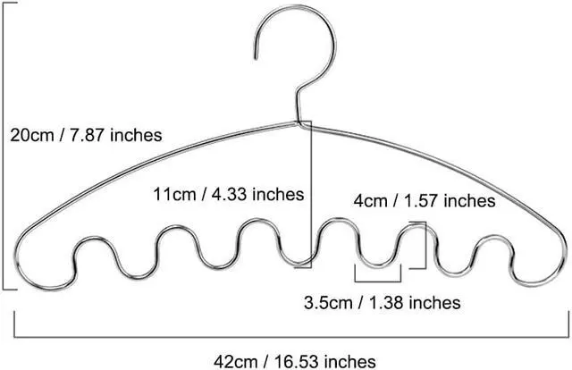 Alt view image 4 of 6 - Tank Top Hangers Space Saving, 3 Pack Stainless Steel Bra Cami Hangers for Closet Organizer Heavy Duty Hanger for Tank Tops, Bra Lingerie, Sport Bra, Strap Dress and Camisoles