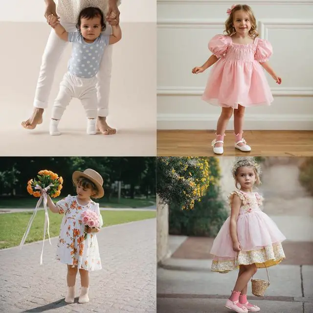 Alt view image 5 of 5 - Toddler Girls Ruffle Socks: 6 Pairs Cute Frilly Non Slip | Baby Socks