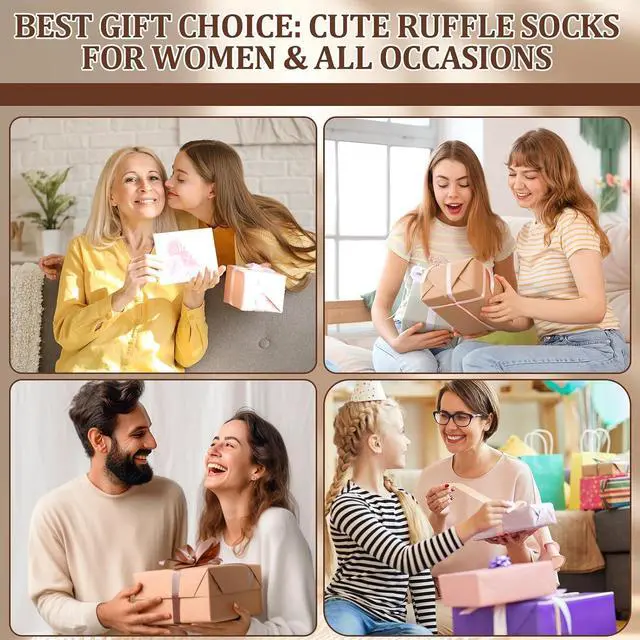 Alt view image 7 of 7 - 6 Pairs Women Sheer Ruffle Socks | Cute Polka Dot Summer Mesh Nylon Socks Summer Thin Lace See Through Sock
