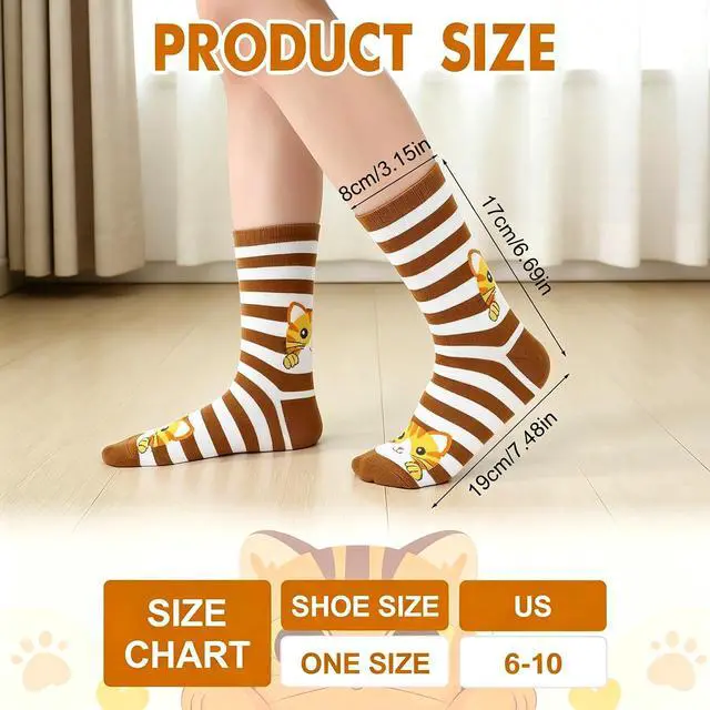 Alt view image 3 of 7 - Novelty Fun Crew Socks for Women Men | Colorful Crazy Funny Breathable Printed Socks for Gifts