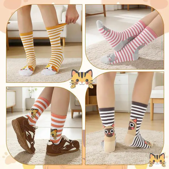 Alt view image 6 of 7 - Novelty Fun Crew Socks for Women Men | Colorful Crazy Funny Breathable Printed Socks for Gifts